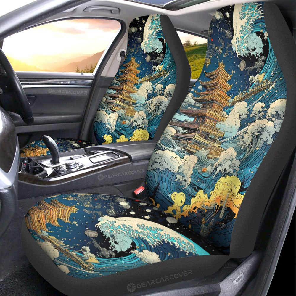 Great Wave Kanagawa Car Seat Covers Custom Car Accessories - Gearcarcover - 1