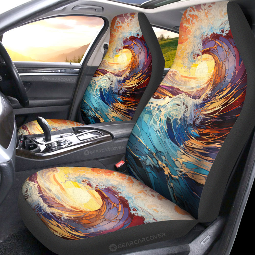 Great Wave Kanagawa Car Seat Covers Custom Car Accessories - Gearcarcover - 1