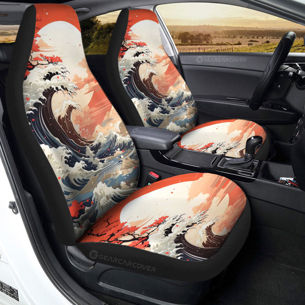 Great Wave Kanagawa Car Seat Covers Custom Car Accessories - Gearcarcover - 2