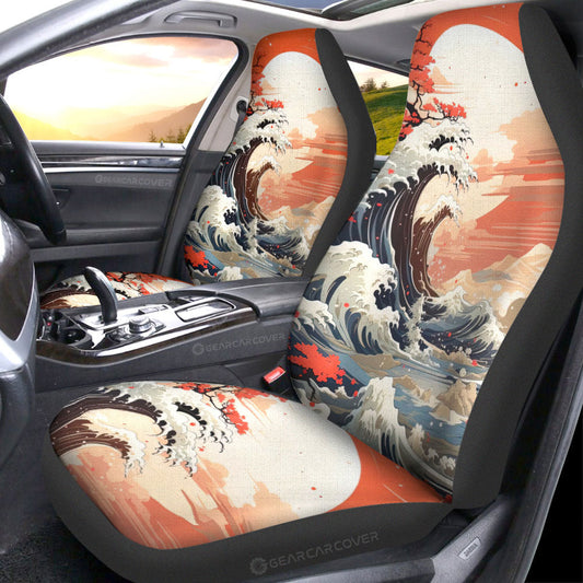 Great Wave Kanagawa Car Seat Covers Custom Car Accessories - Gearcarcover - 1