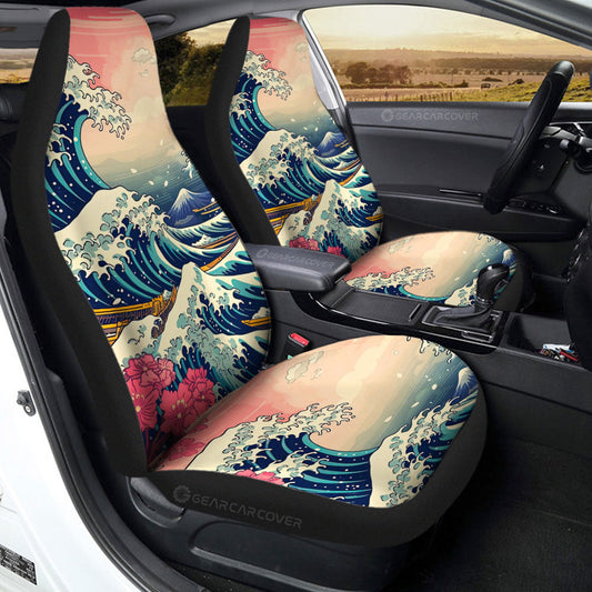 Great Wave Kanagawa Car Seat Covers Custom Car Accessories - Gearcarcover - 2