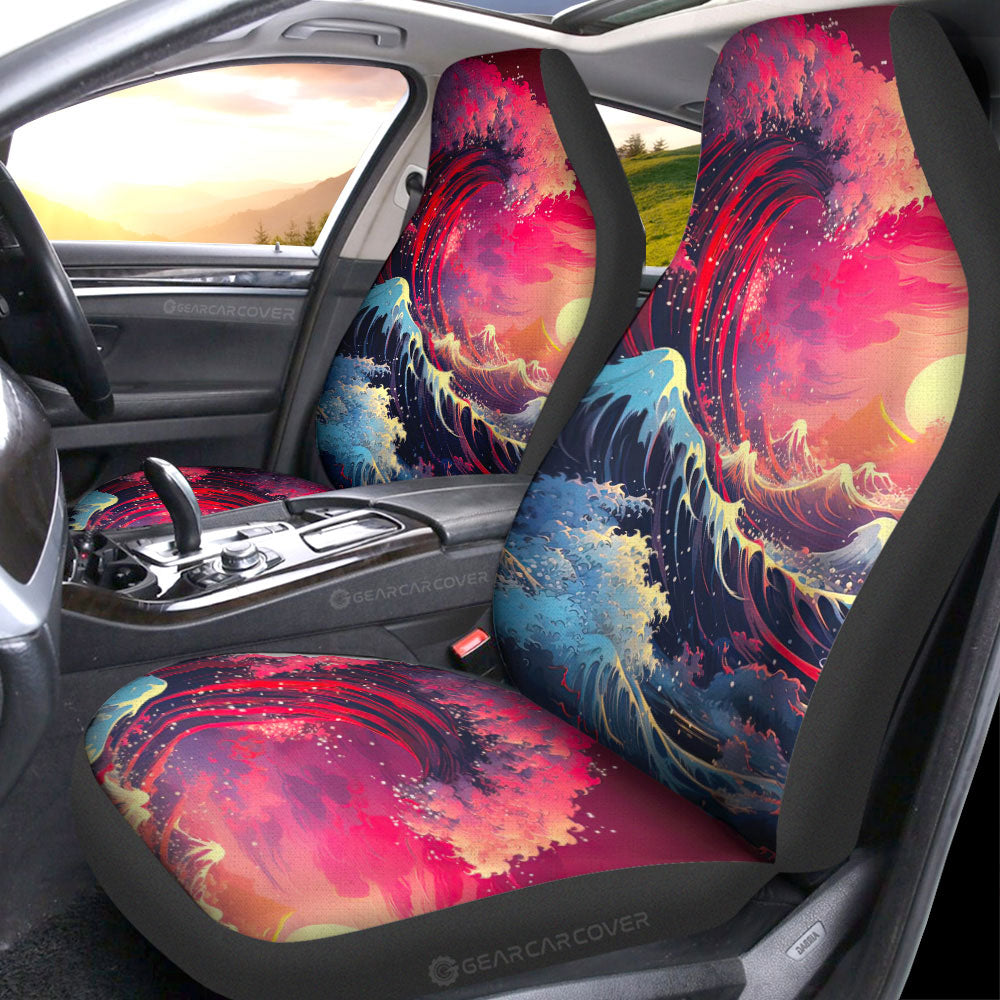 Great Wave Kanagawa Car Seat Covers Custom Car Accessories - Gearcarcover - 1