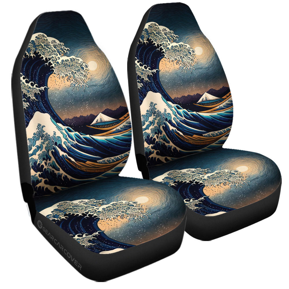 Great Wave Kanagawa Car Seat Covers Custom Car Accessories - Gearcarcover - 3