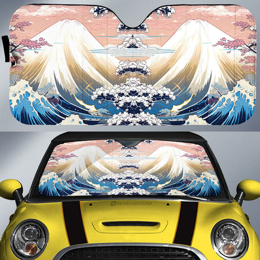 Great Wave Kanagawa Car Sunshade Custom Car Accessories - Gearcarcover - 1