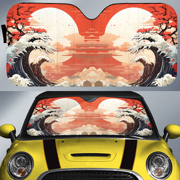 Great Wave Kanagawa Car Sunshade Custom Car Accessories - Gearcarcover - 1