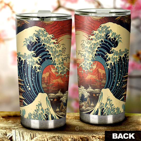 Great Wave Kanagawa Tumbler Cup Custom Car Accessories - Gearcarcover - 2