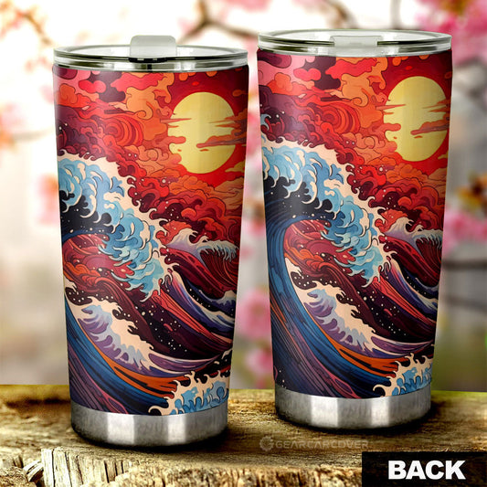 Great Wave Kanagawa Tumbler Cup Custom Car Accessories - Gearcarcover - 2