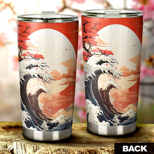 Great Wave Kanagawa Tumbler Cup Custom Car Accessories - Gearcarcover - 2