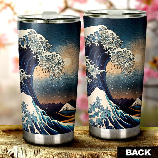 Great Wave Kanagawa Tumbler Cup Custom Car Accessories - Gearcarcover - 2