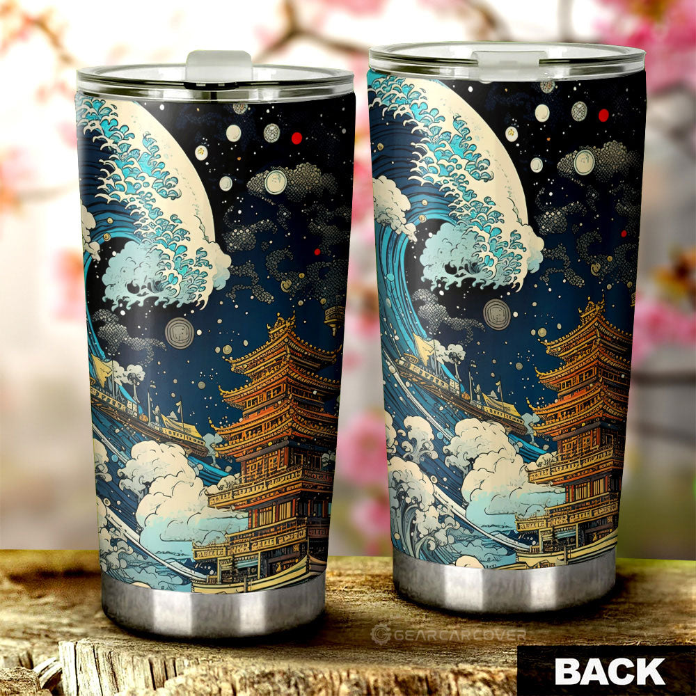 Great Wave Kanagawa Tumbler Cup Custom Car Accessories - Gearcarcover - 2