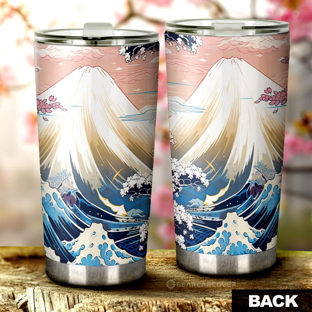 Great Wave Kanagawa Tumbler Cup Custom Car Accessories - Gearcarcover - 2