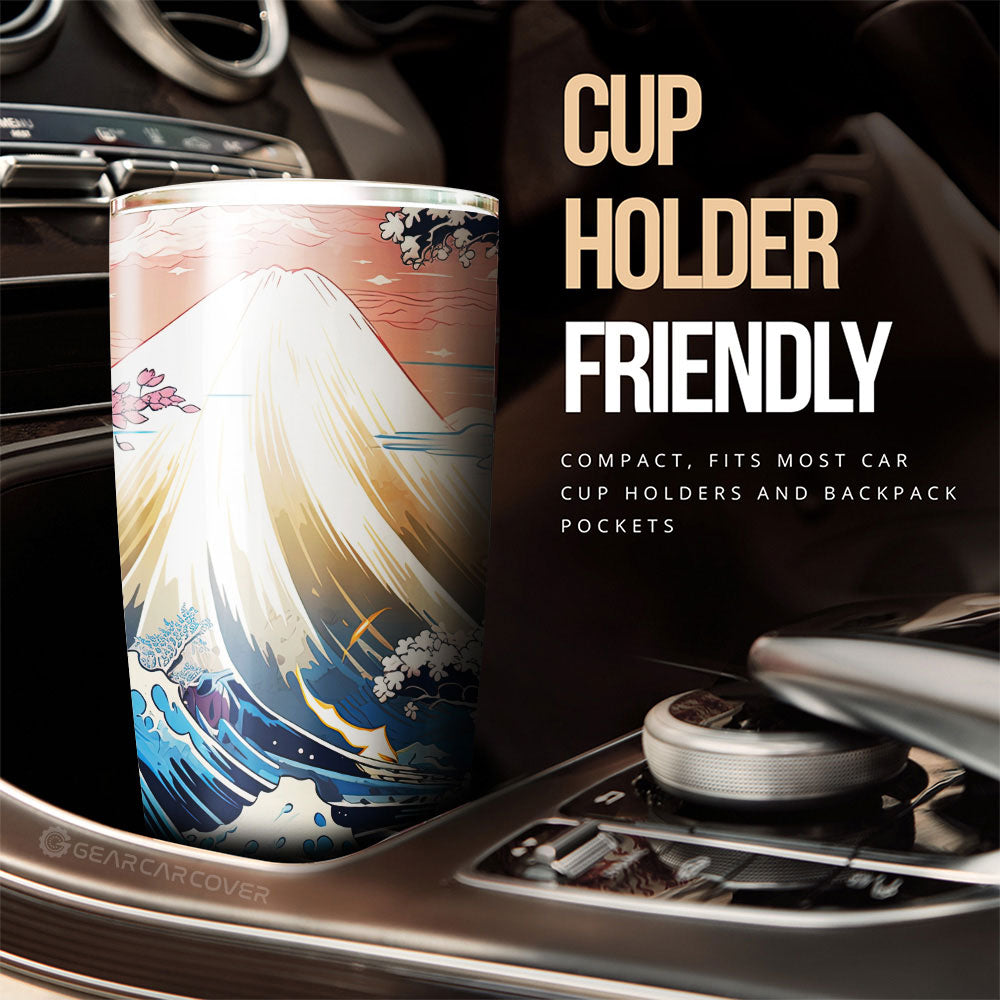 Great Wave Kanagawa Tumbler Cup Custom Car Accessories - Gearcarcover - 3