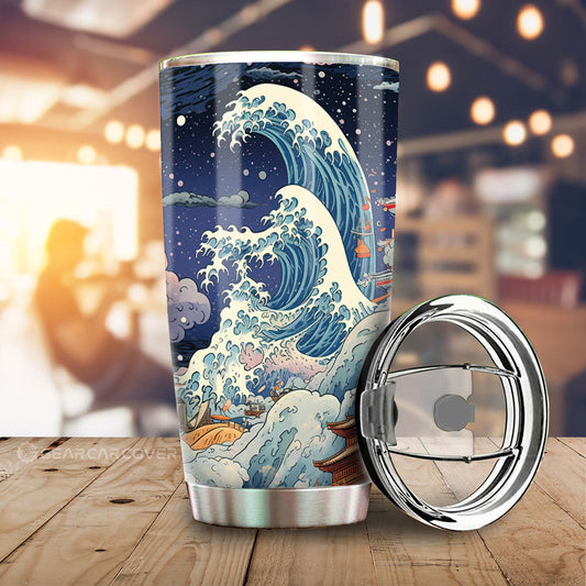 Great Wave Kanagawa Tumbler Cup Custom Car Accessories - Gearcarcover - 1