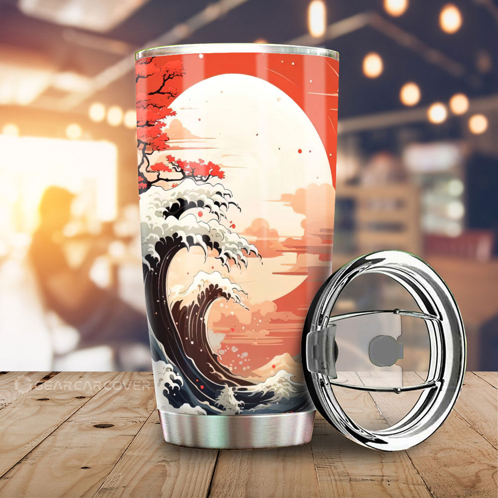 Great Wave Kanagawa Tumbler Cup Custom Car Accessories - Gearcarcover - 1