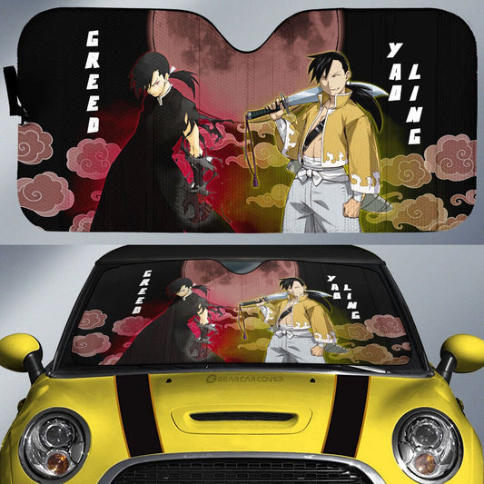 Greed And Ling Yao Car Sunshade Custom Car Accessories - Gearcarcover - 1
