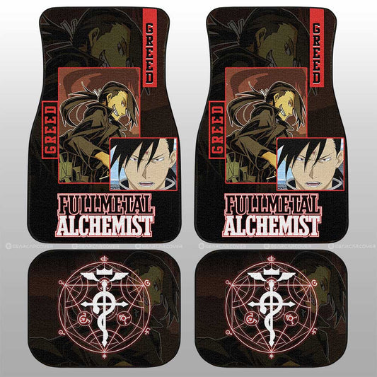 Greed Car Floor Mats Custom Fullmetal Alchemist Anime - Gearcarcover - 2
