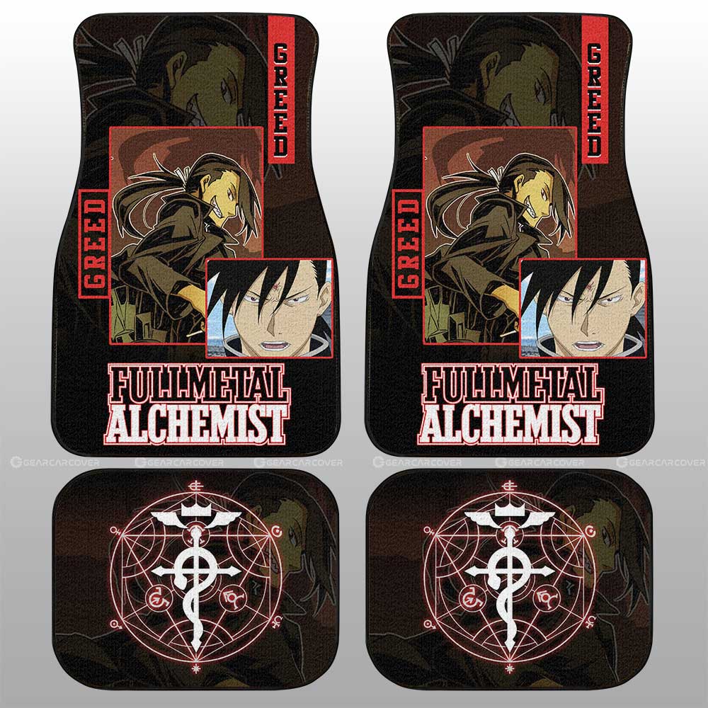 Greed Car Floor Mats Custom Fullmetal Alchemist Anime - Gearcarcover - 2