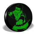 Green Asuma Spare Tire Cover Custom Anime - Gearcarcover - 3