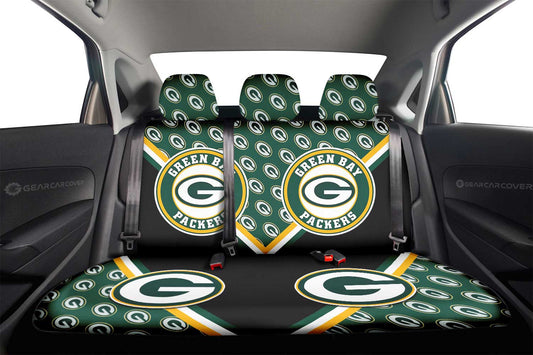 Green Bay Packers Car Back Seat Cover Custom Car Accessories For Fans - Gearcarcover - 2