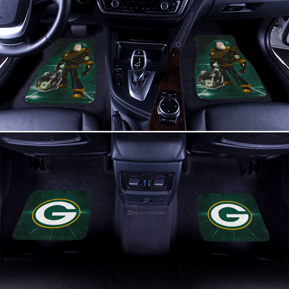 Green Bay Packers Car Floor Mats Custom Car Accessories For Fan - Gearcarcover - 2
