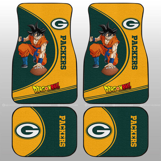 Green Bay Packers Car Floor Mats Custom Car Accessories For Fans - Gearcarcover - 1