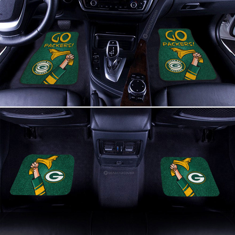 Green Bay Packers Car Floor Mats Custom Car Accessories - Gearcarcover - 2