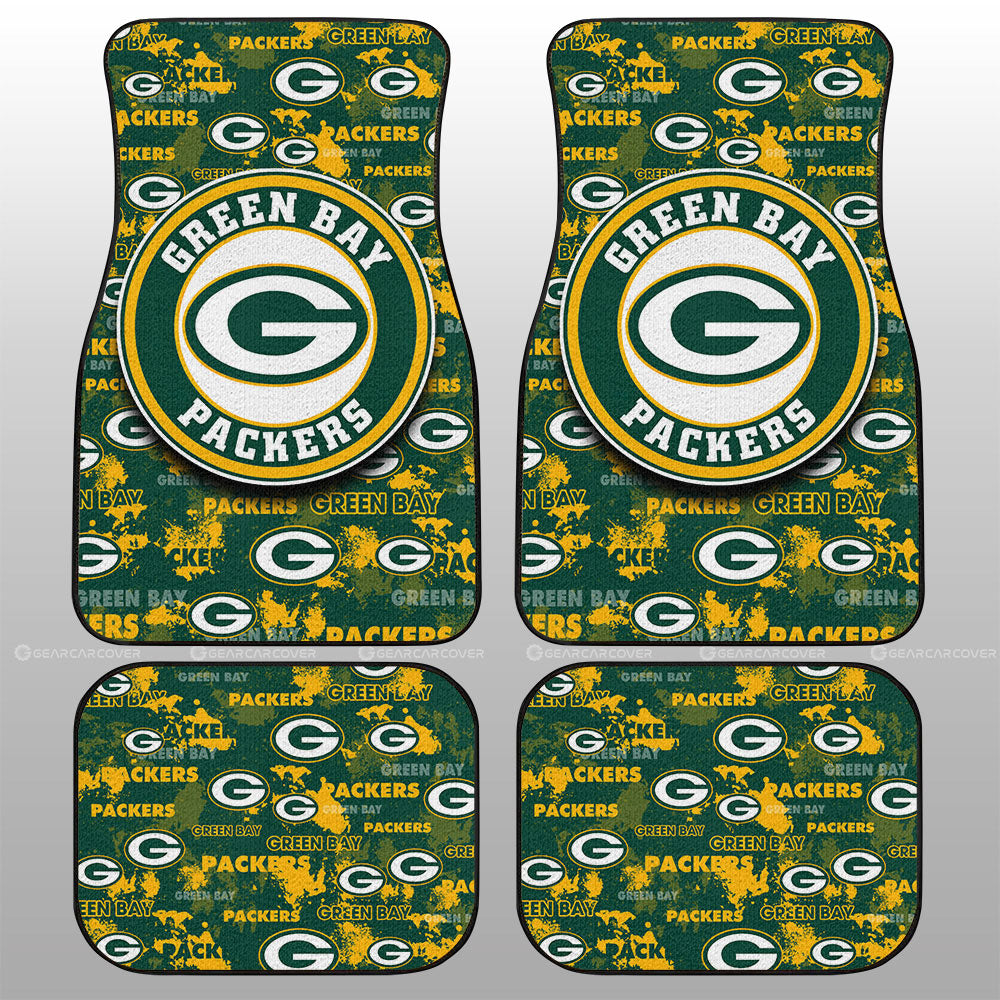 Green Bay Packers Car Floor Mats Custom Car Accessories - Gearcarcover - 1