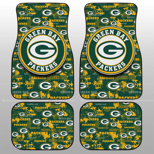 Green Bay Packers Car Floor Mats Custom Car Accessories - Gearcarcover - 1