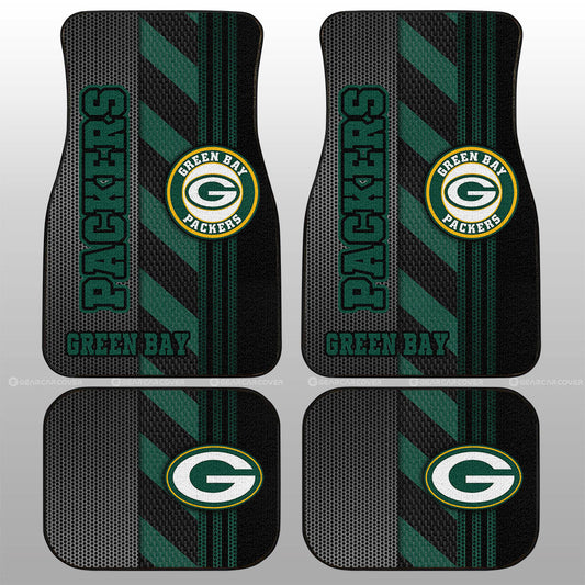 Green Bay Packers Car Floor Mats Custom Car Accessories - Gearcarcover - 1