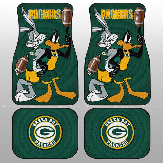 Green Bay Packers Car Floor Mats Custom Car Accessories - Gearcarcover - 1