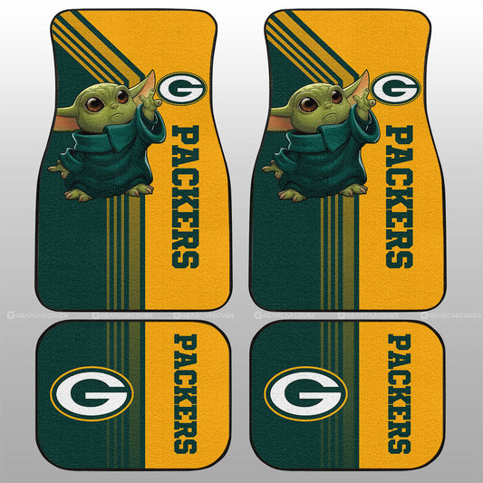 Green Bay Packers Car Floor Mats Custom Car Accessories - Gearcarcover - 1