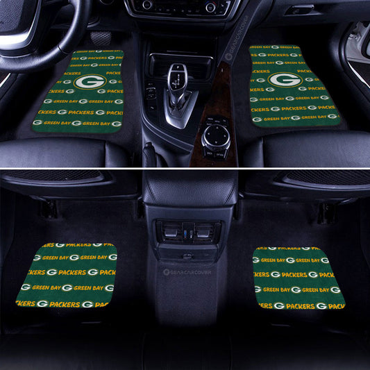 Green Bay Packers Car Floor Mats Sporty Team Collection - Gearcarcover - 2