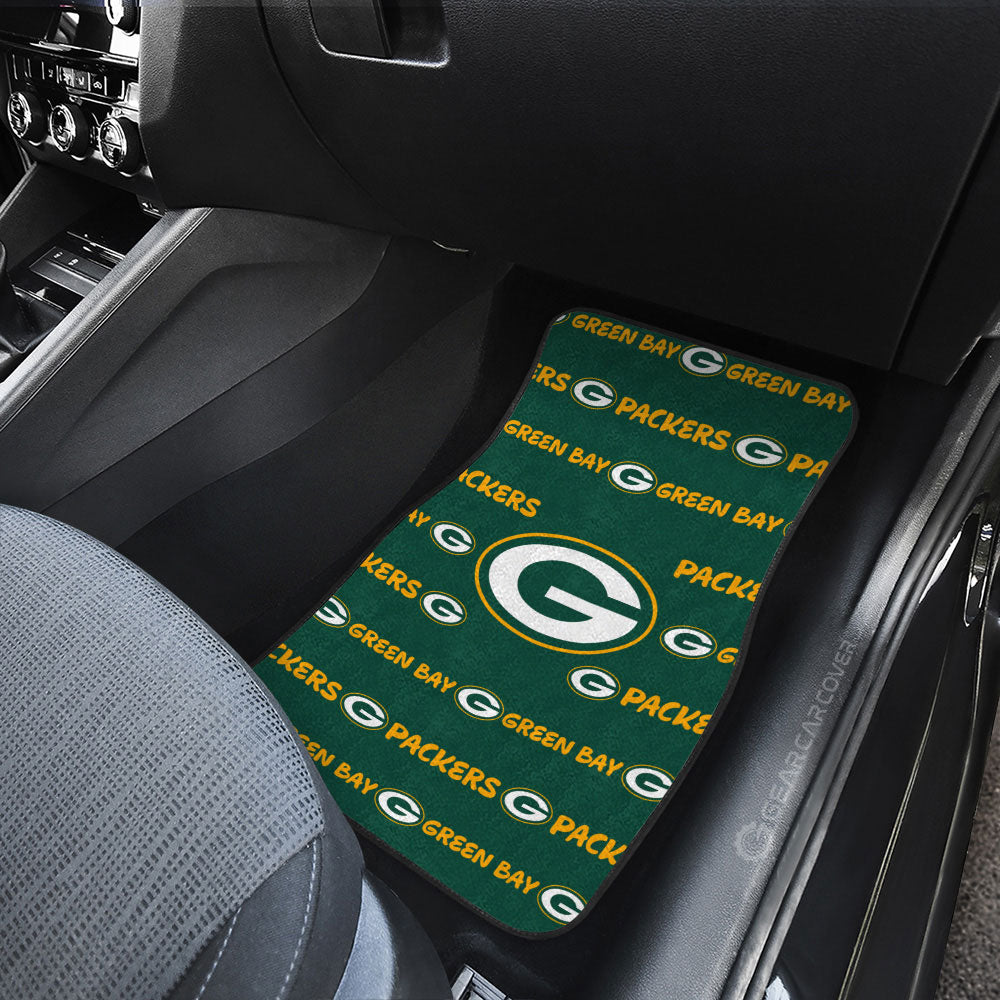 Green Bay Packers Car Floor Mats Sporty Team Collection - Gearcarcover - 3