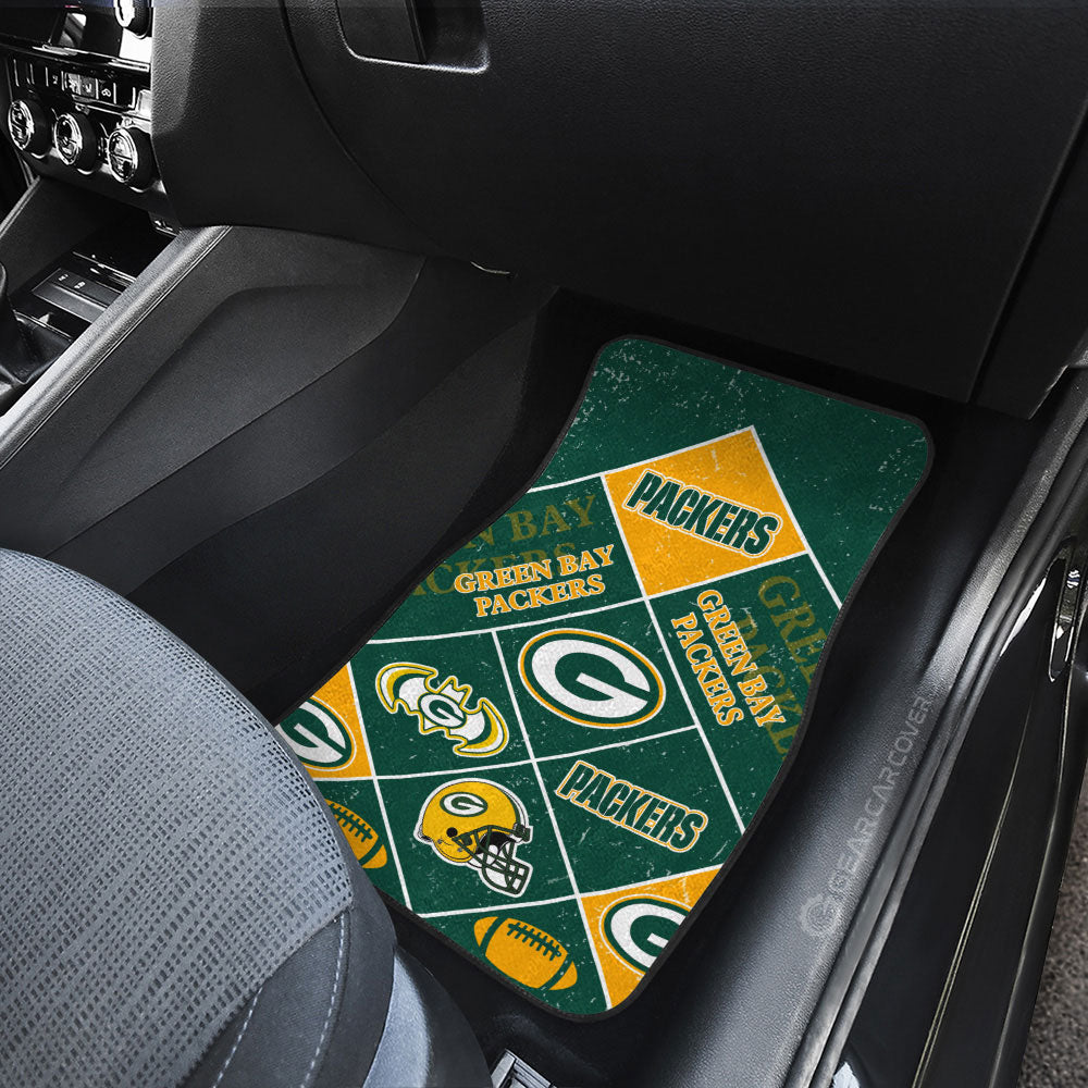 Green Bay Packers Car Floor Mats Sporty Team Collection - Gearcarcover - 3
