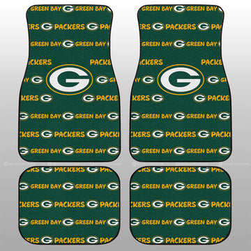 Green Bay Packers Car Floor Mats Sporty Team Collection - Gearcarcover - 1