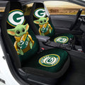 Green Bay Packers Car Seat Covers Baby Yoda Car Accessories For Fan - Gearcarcover - 2