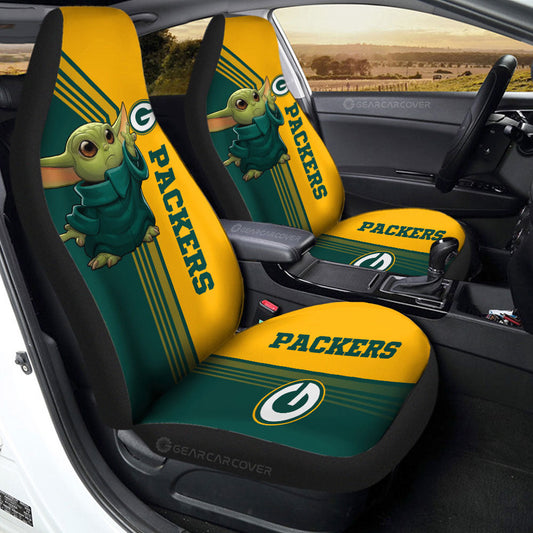 Green Bay Packers Car Seat Covers Baby Yoda Car Accessories - Gearcarcover - 2