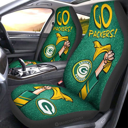 Green Bay Packers Car Seat Covers Custom Car Accessories - Gearcarcover - 1