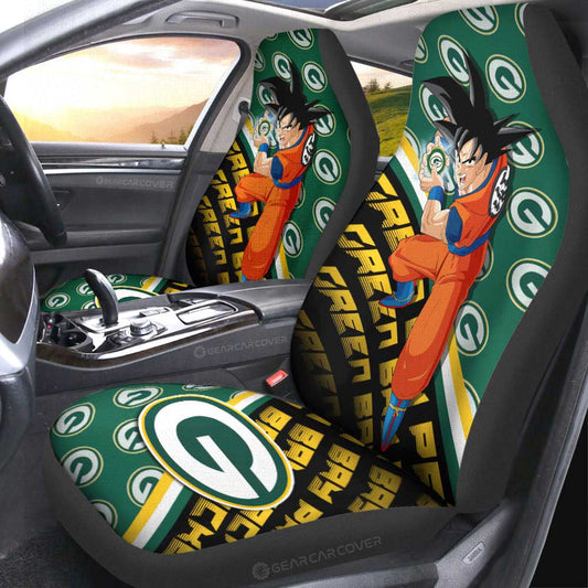 Green Bay Packers Car Seat Covers Goku Car Accessories For Fans - Gearcarcover - 2