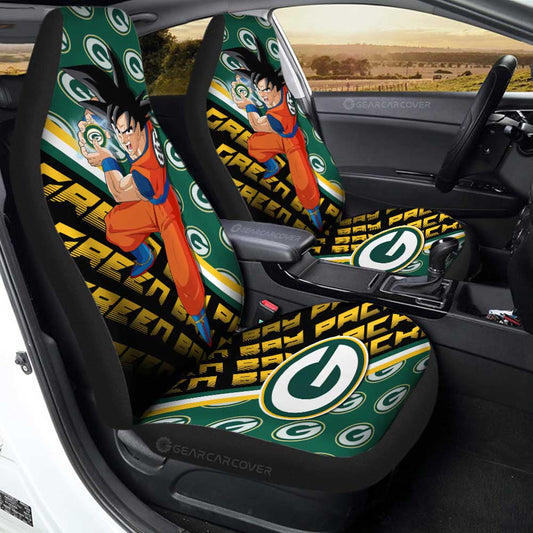 Green Bay Packers Car Seat Covers Goku Car Accessories For Fans - Gearcarcover - 1