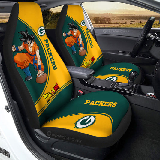 Green Bay Packers Car Seat Covers Goku Car Accessories For Fans - Gearcarcover - 2