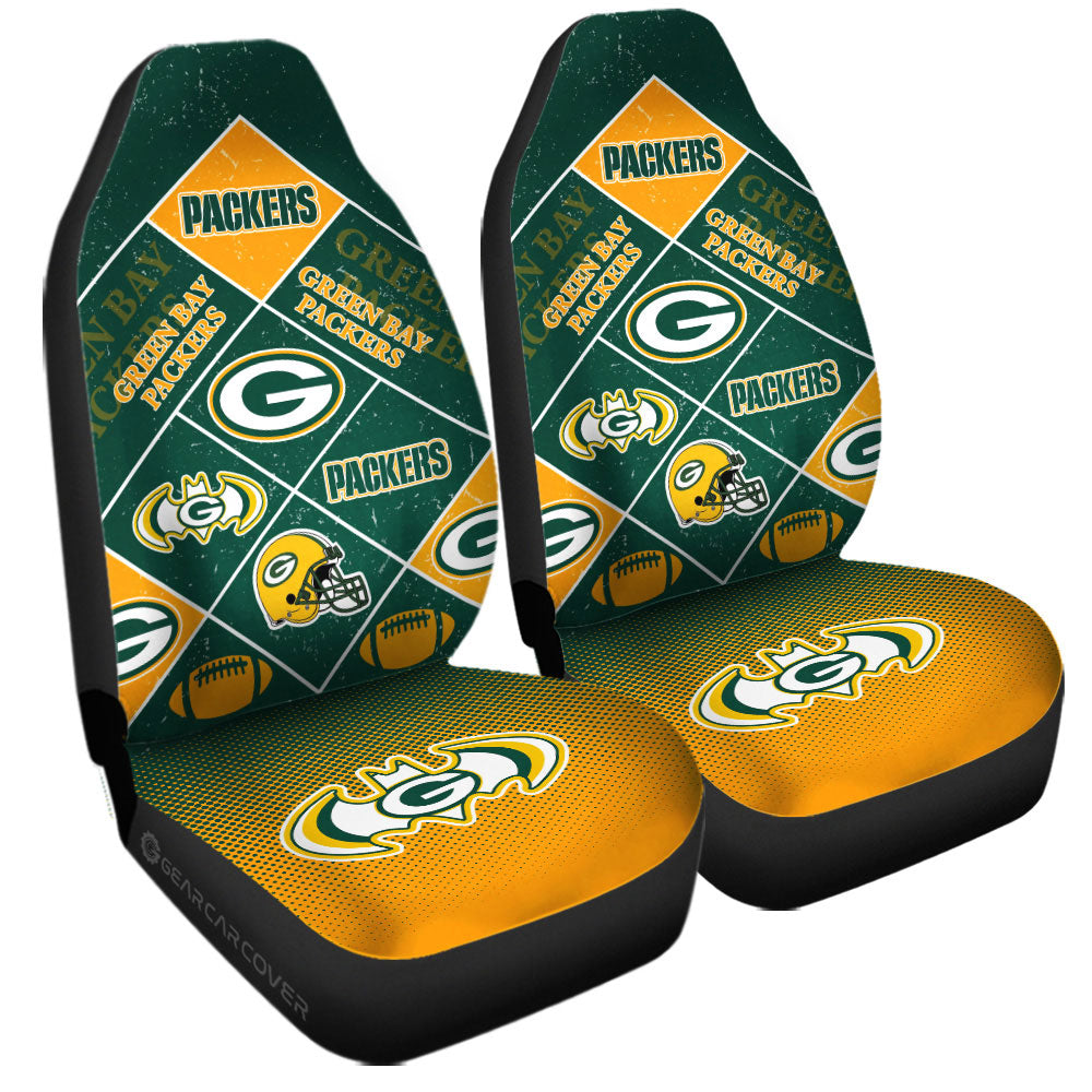 Green Bay Packers Car Seat Covers Sporty Team Collection - Gearcarcover - 3