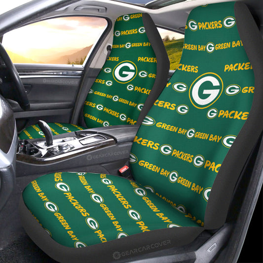 Green Bay Packers Car Seat Covers Sporty Team Collection - Gearcarcover - 1