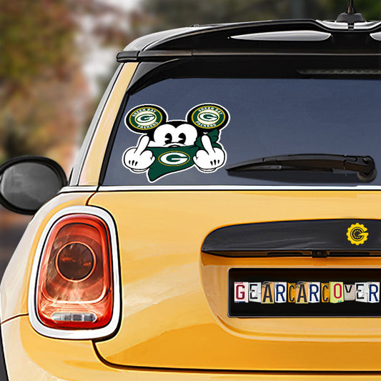 Green Bay Packers Car Sticker Custom Car Accessories - Gearcarcover - 1