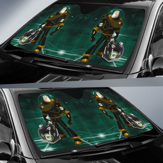 Green Bay Packers Car Sunshade Custom Car Accessories For Fan - Gearcarcover - 2