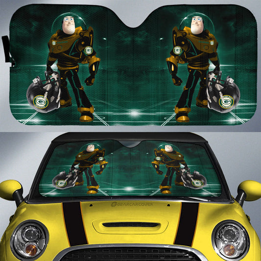 Green Bay Packers Car Sunshade Custom Car Accessories For Fan - Gearcarcover - 1