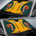 Green Bay Packers Car Sunshade Custom Car Accessories For Fans - Gearcarcover - 2