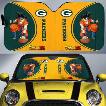 Green Bay Packers Car Sunshade Custom Car Accessories For Fans - Gearcarcover - 1