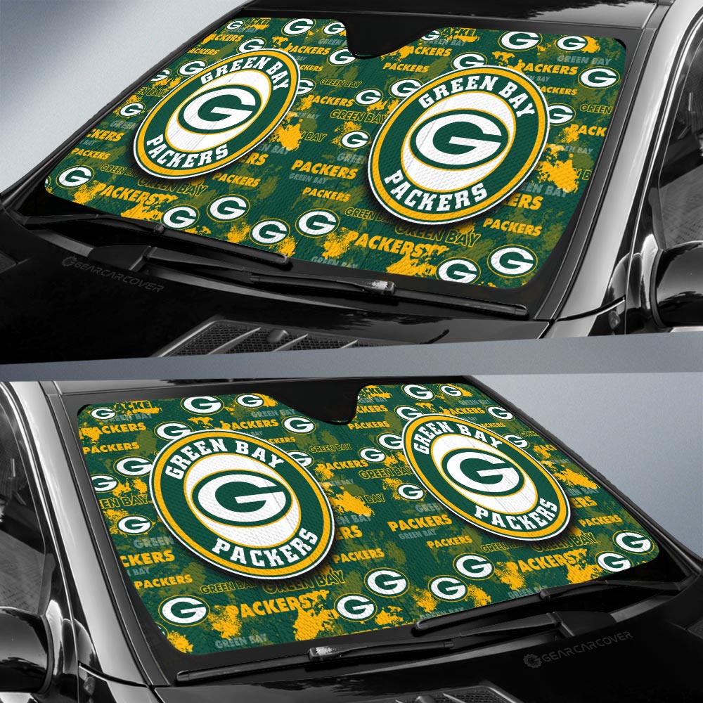 Green Bay Packers Car Sunshade Custom Car Accessories - Gearcarcover - 2