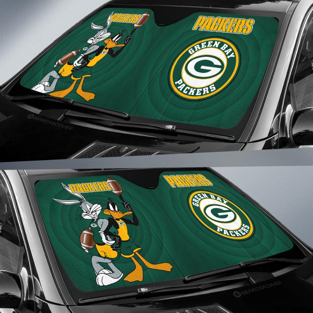 Green Bay Packers Car Sunshade Custom Car Accessories - Gearcarcover - 2